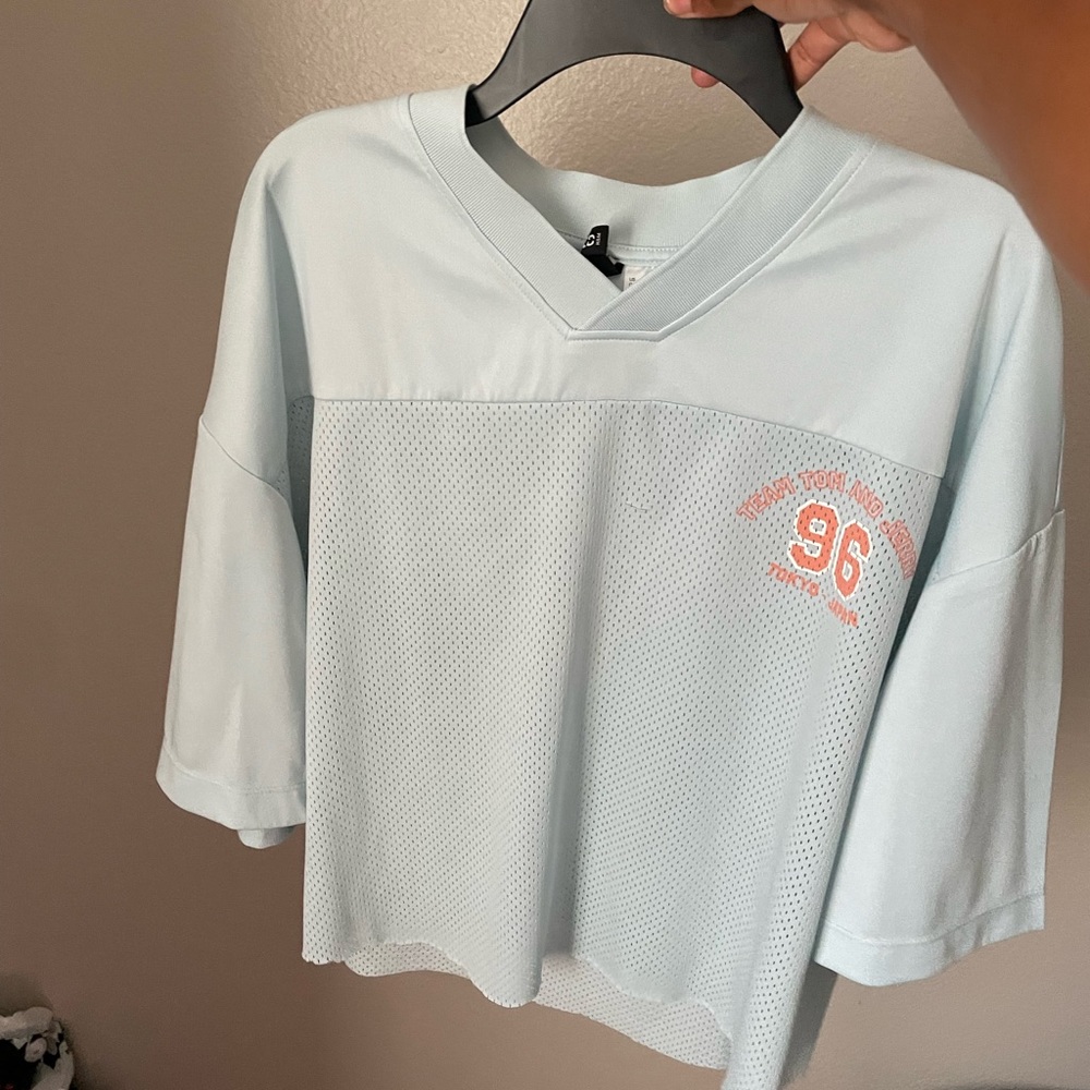 cropped jersey